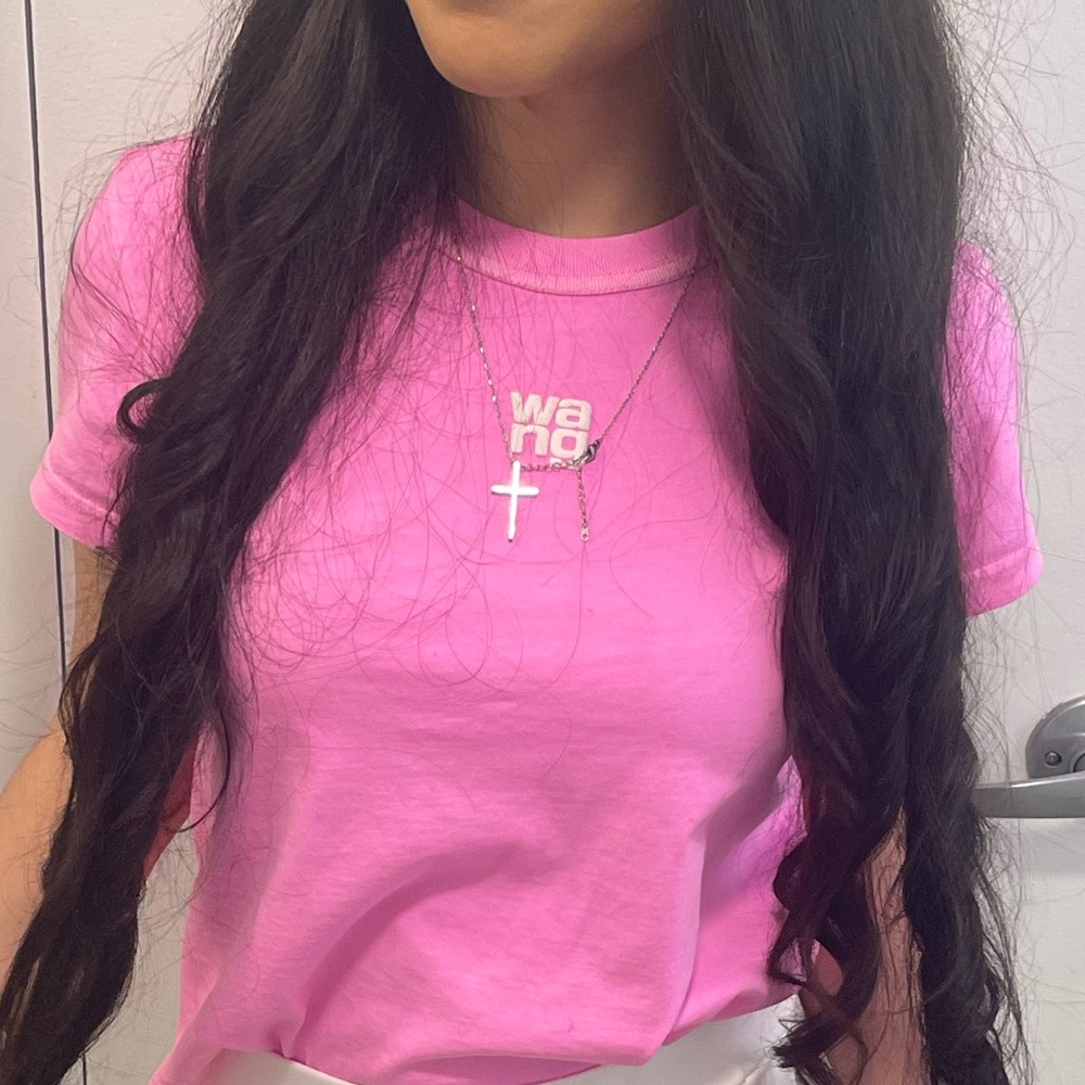 Alexander Wang pink T-shirt